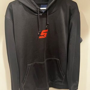 Black Snap- On Hoodie